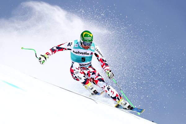 Klaus Kroell Austria World Cup Downhill St Moritz 2016