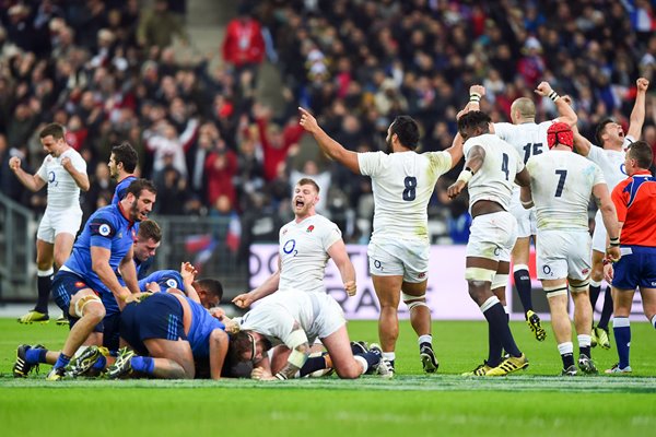  England Grand Slam Winning Moment Paris 2016