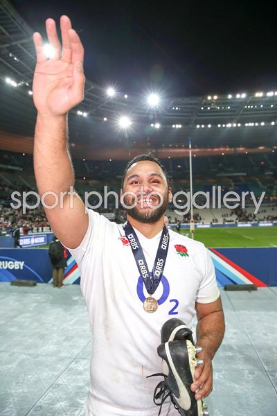  Billy Vunipola England Grand Slam Winner 2016