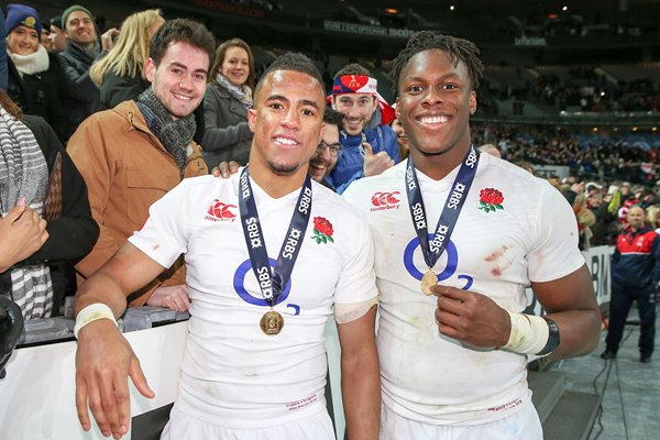 Anthony Watson & Maro Itoje England Grand Slam 2016