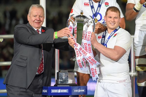 Dylan Hartley England Captain & Bill Beaumont Grand Slam 2016