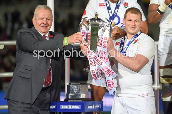 Dylan Hartley England Captain & Bill Beaumont Grand Slam 2016