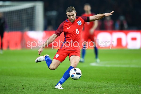 Jordan Henderson England v Germany Berlin 2016