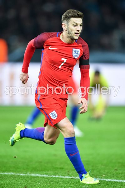 Adam Lallana England v Germany Berlin 2016
