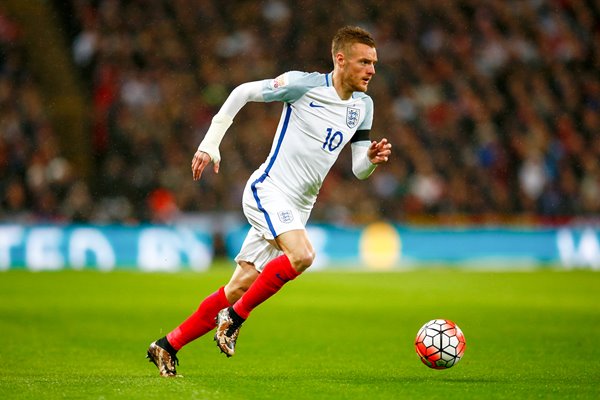 Jamie Vardy England v Holland Wembley 2016