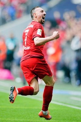 Franck Ribery FC Bayern Munchen celebraiton