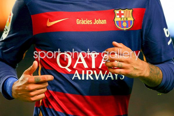 'Gracies Johan' Barcelona shirt tribute to Cruyff