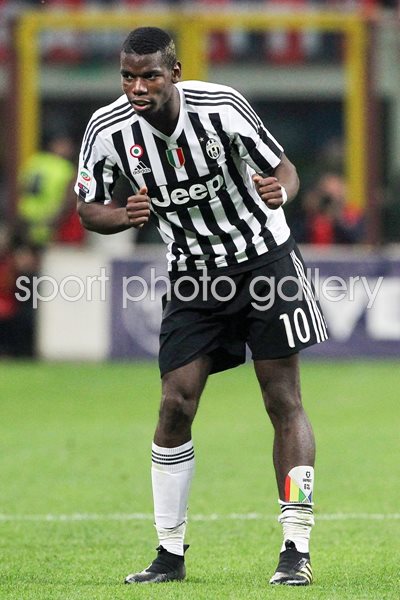 Paul Pogba Juventus goal celebration