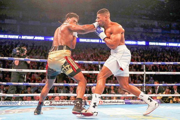 Anthony Joshua knocks out Dillian Whyte London 2015