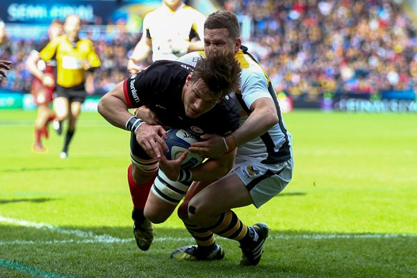 Mike Rhodes scores Saracens v Wasps Champions Cup 2016
