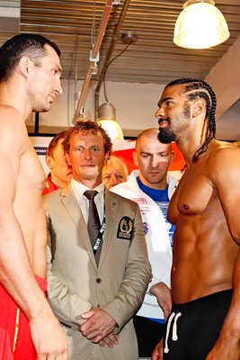 Wladimir Klitschko v David Haye - Weigh-In