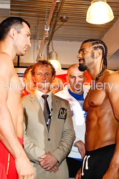 Wladimir Klitschko v David Haye - Weigh-In