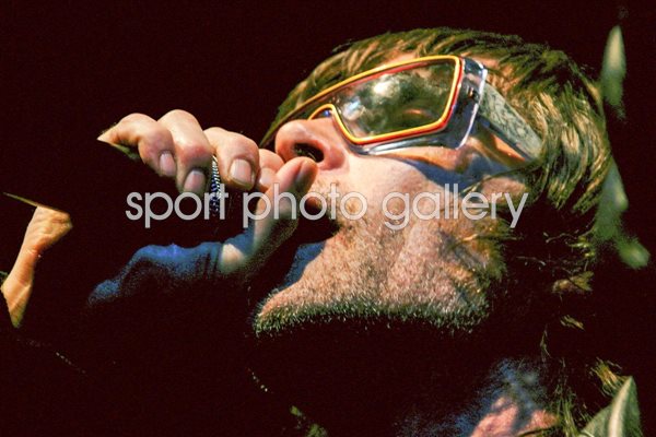 Ian Brown ex-Stone Roses close-up portrait