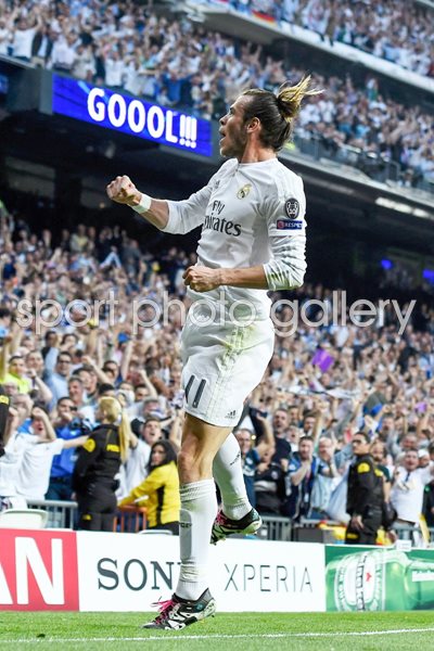 Gareth Bale Real Madrid goal celebration