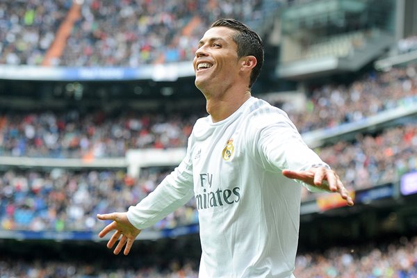 Cristiano Ronaldo Real Madrid goal celebration