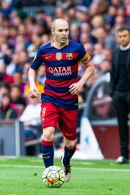 Andres Iniesta Barcelona 2016