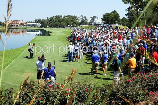 Jason Day 18th tee PLAYERS Championship Sawgrass 2016
