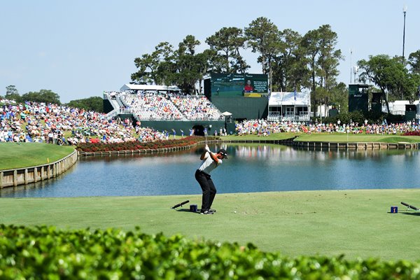 Jason Day 17th tee PLAYERS Championship Sawgrass 2016