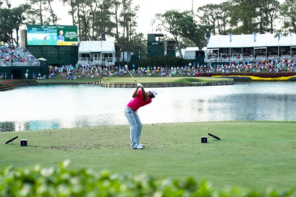 Dustin Johnson 17th Hole Players Sawgrass 2016