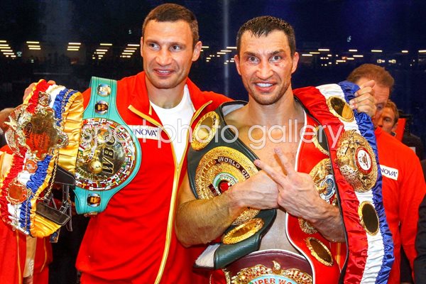 Wladimir & Vitali Klitschko after David Haye fight