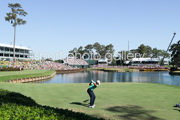 Jason Day 17th tee PLAYERS Championship Sawgrass 2016