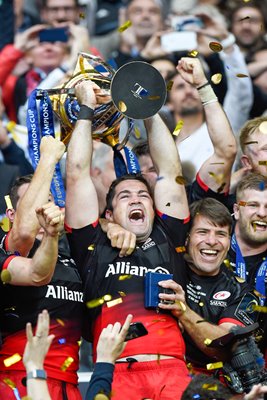 Brad Barritt Saracens Champions Cup Champions Lyon 2016