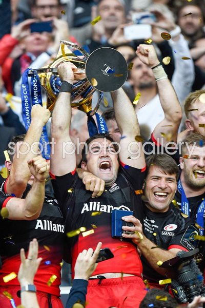 Brad Barritt Saracens Champions Cup Champions Lyon 2016