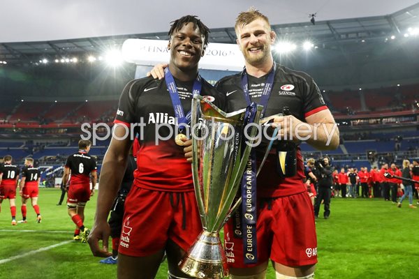 Maro Itoje & George Kruis Saracens European Champions 2016