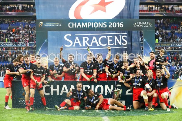 2016 Saracens European Champions Cup Winners Lyon