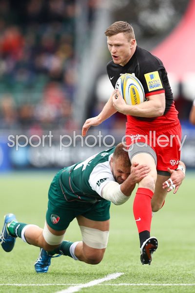 Chris Ashton Saracens v Leicester Premiership Semi Final 2016