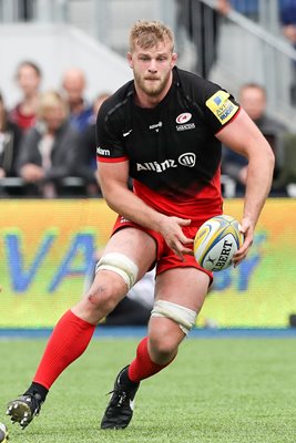 George Kruis Saracens v Leicester Premiership Semi Final 2016