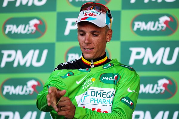 Philippe Gilbert Omega Pharma Green Jersey