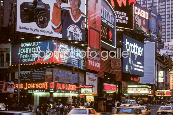 Times Square Street Scene 1980