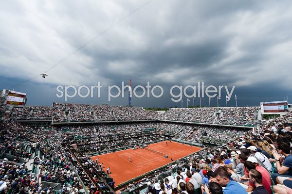 Dark Clouds Roland Garros Paris 2016 French Open