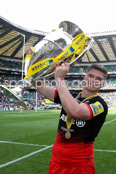 Owen Farrell Saracens Premiership Winner 2016