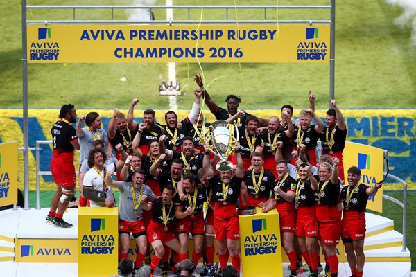 Saracens Premiership Champions Twickenham 2016