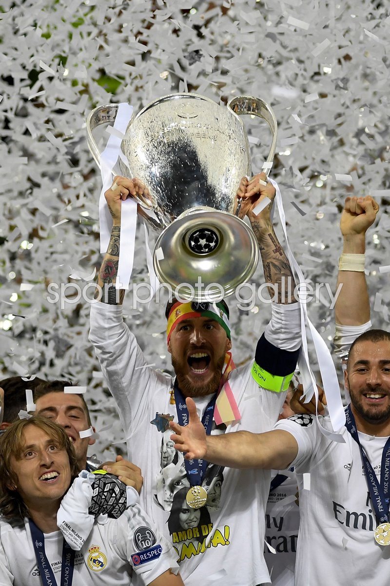 Champions League 2016 Photo Football Posters Sergio Ramos