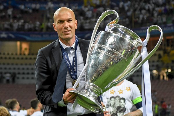 Zinedine Zidane Real Madrid Champions League Final 2016