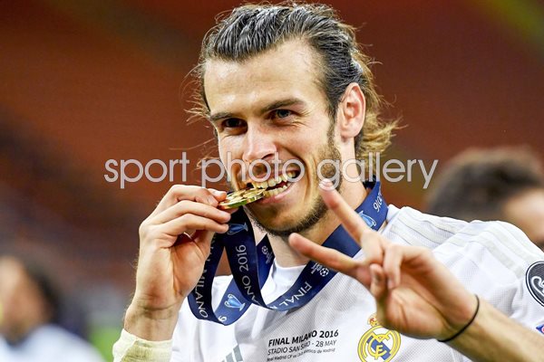Gareth Bale Real Madrid Champions League Winner 2016