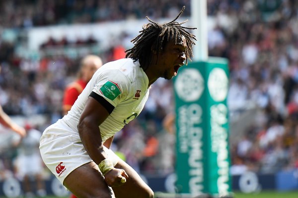 Marland Yarde England scores v Wales Twickenham 2016