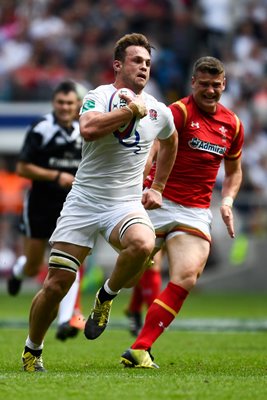 Jack Clifford Scores England v Wales Twickenham 2016