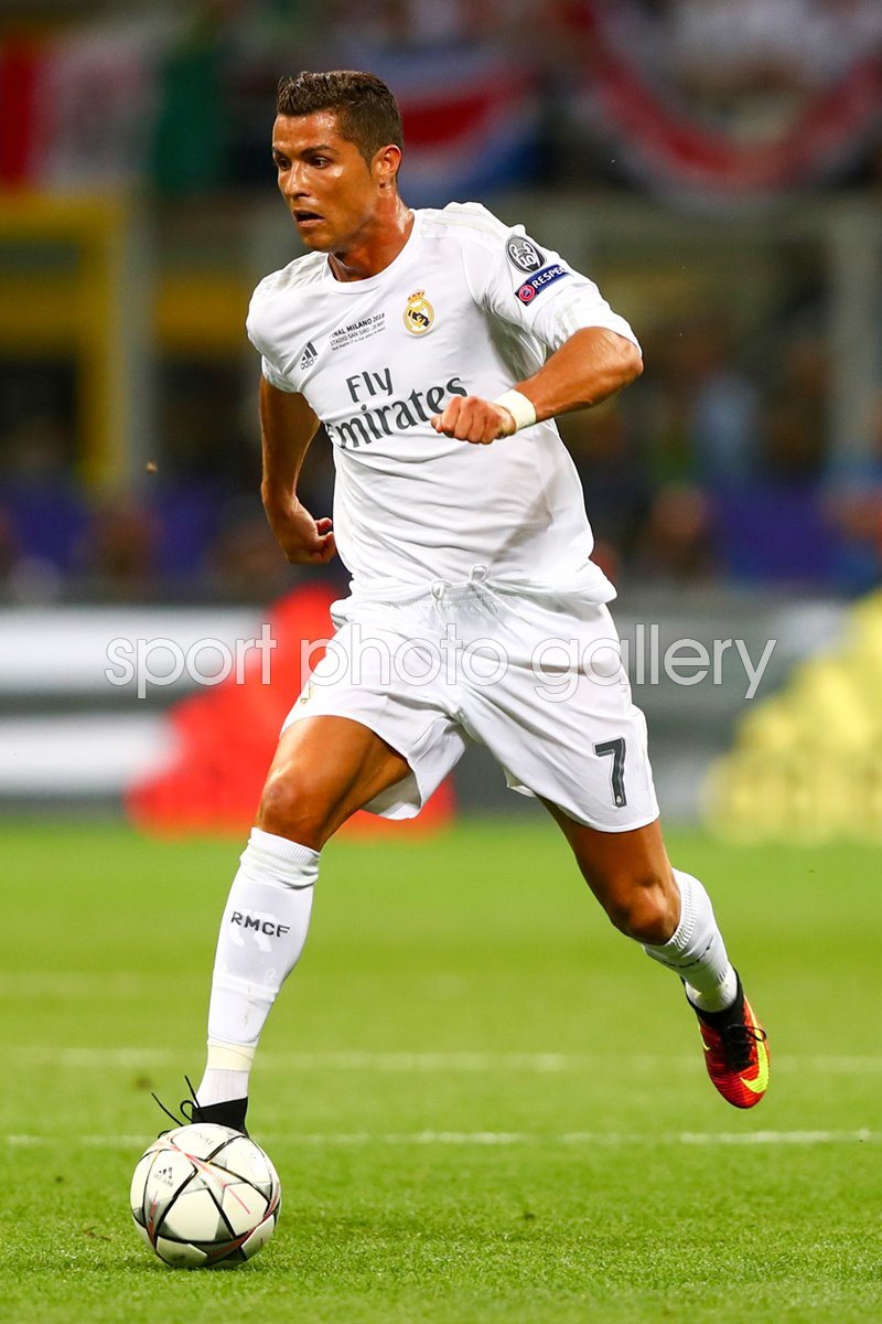 Cristiano Ronaldo Real Madrid Football Poster