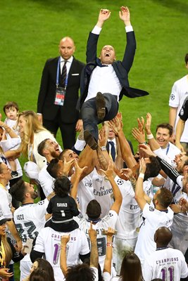 Zinedine Zidane Real Madrid Champions League Final 2016
