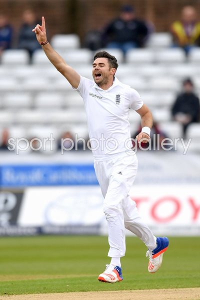 James Anderson England v Sri Lanka Durham Test 2016