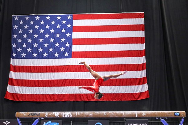 Simone Biles USA balance beam