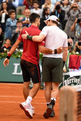 Andy Murray & Novak Djokovic French Open Final 2016