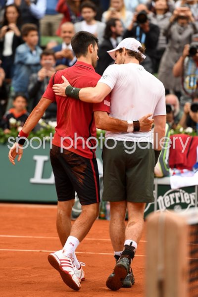 Andy Murray & Novak Djokovic French Open Final 2016
