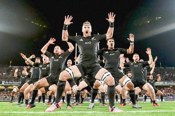 Kieran Read New Zealand Haka v Wales Eden Park 2016