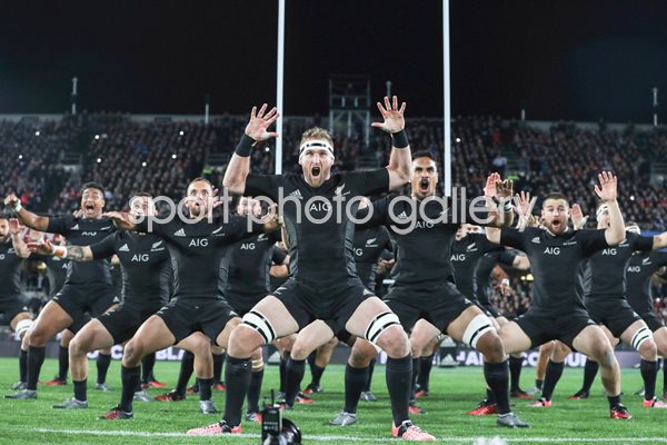 Kieran Read New Zealand Haka v Wales Eden Park 2016