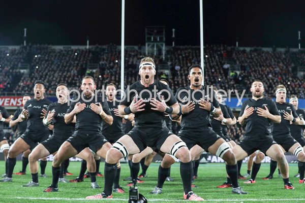 Kieran Read New Zealand Haka v Wales Eden Park 2016